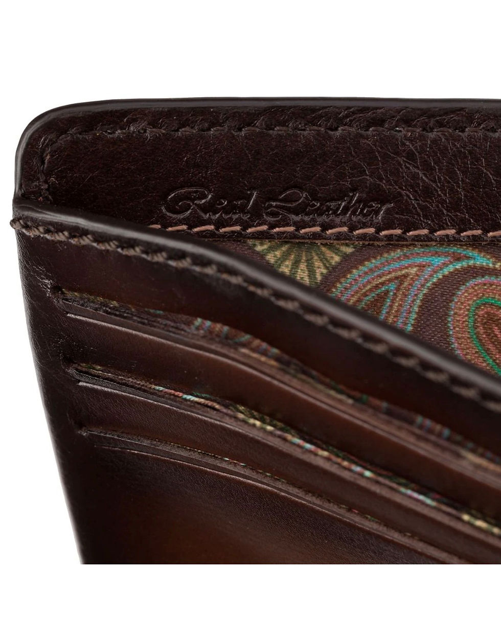 תמונה ממוזערת: ארנק עור דגם וספה טאן בראש דק למזומן וכרטיסים VISCONTI