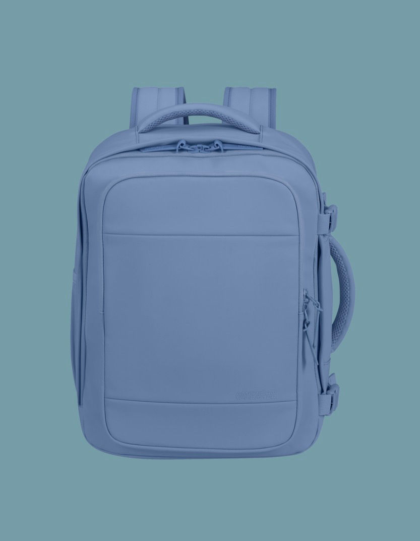 תיק גב 15.6 אינץ|מחשב|עלייה למטוס צבע כחול |AMERICAN TOURISTER