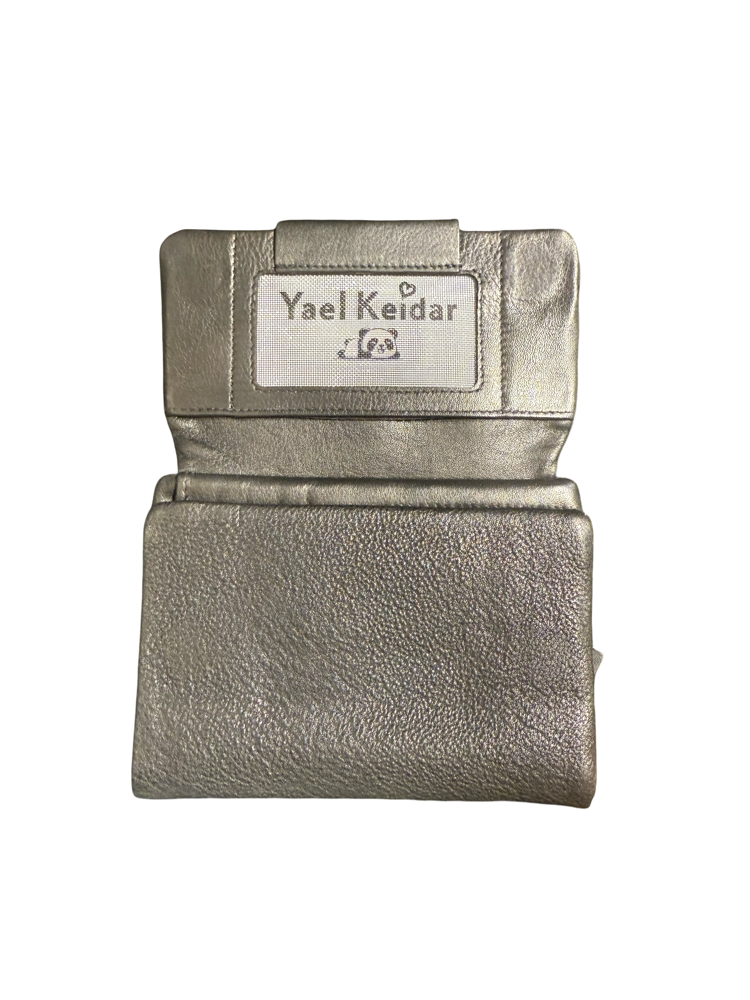 תמונה ממוזערת: ארנק עור בינוני yael keidar -שחור 