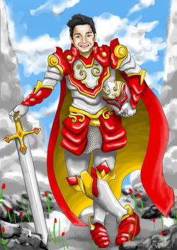 Knight Kid Illustration