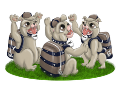 Pug Mascot Illustration