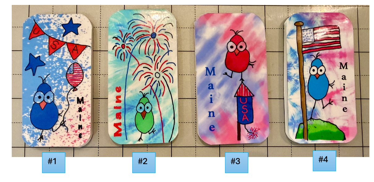 Magnetic Bookmarks - USA Birds