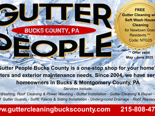 *** Special Offer *** Gutter Cleaning Bucks County