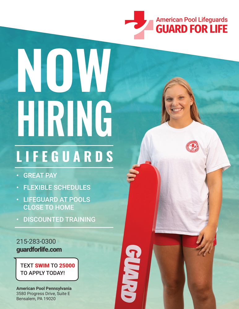 NOW HIRING LIFEGUARDS