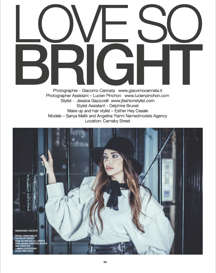 London Fashion Stylist Solis Magazine