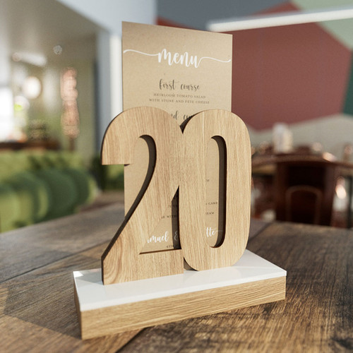 Table Number & Menu Holder | DSCM
