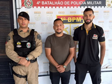 O Secretário de Comunicação e Eventos de Juarez Távora, Anderson Silva em reunião com o 4° Batalhão da Polícia Militar em Alagoa Grande, garante reforço na segurança do Micarez 2025.