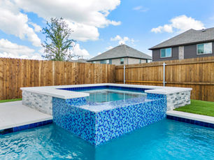 Custom Pool Adjoining Spa