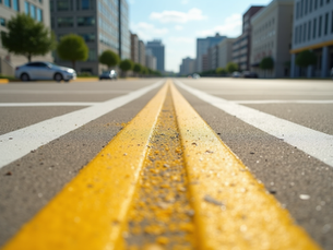 Fresh parking lot striping in Dallas improves safety and organization