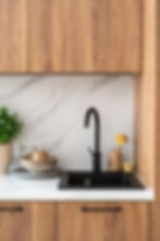 Kitchen with Sustainable Upgrades