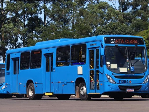 Transporte coletivo de Foz do Iguaçu recebe reforço de 12 ônibus zero km