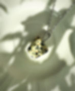 Dalmatian stone necklace