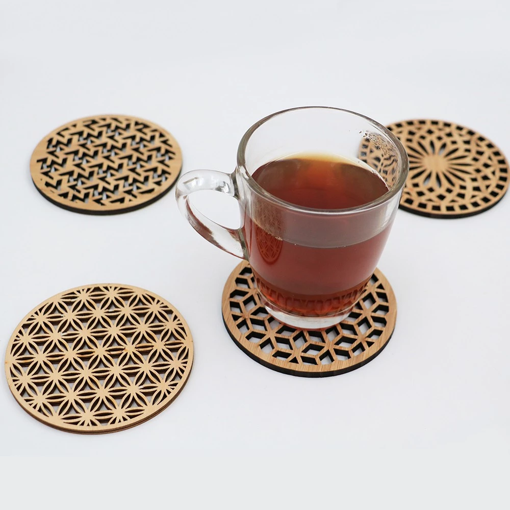 Wood under cups