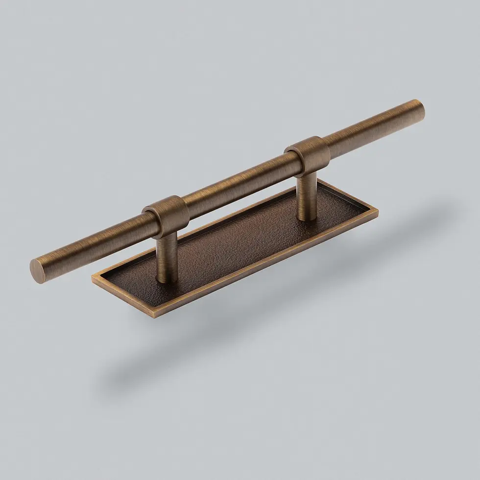 Thumbnail: Antique Brass pull handle