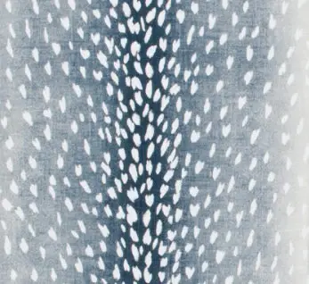 Thumbnail: INDIGO BLUE & WHITE ANTELOPE CUSHION