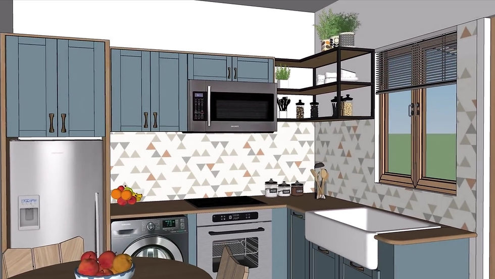 Küçük resim: 5 X 6 mt (1+1) 30 m2 Tek Kat        Villa Prime1130  LEYLAK