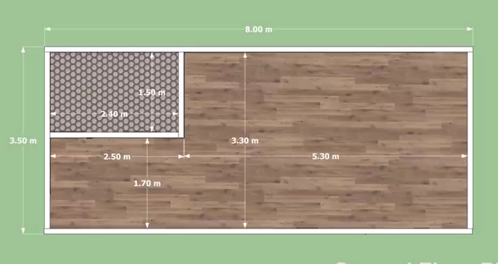 Küçük resim: 4 X 7 mt X 2 kat (1+1)  56 m2   Dubleks1156 GARDENYA