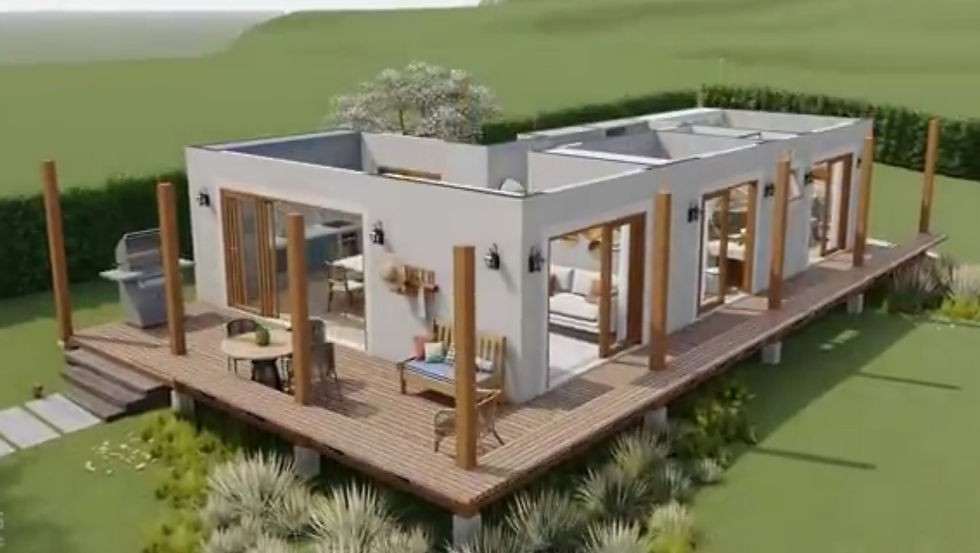 Küçük resim: 9 X 11,65 mt  Tek kat (2+1)  70 m2 + 35 m2 Çiftlik Evi - Çiftlik2170L  HANIMELİ