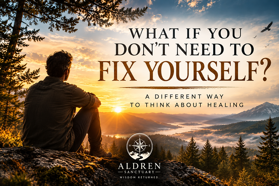 What If You Don’t Need to Fix Yourself?