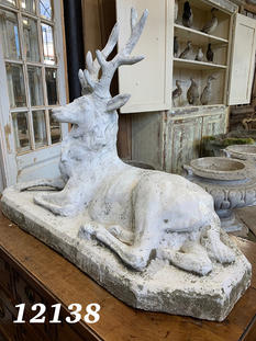 Concrete Garden Sitting Deer