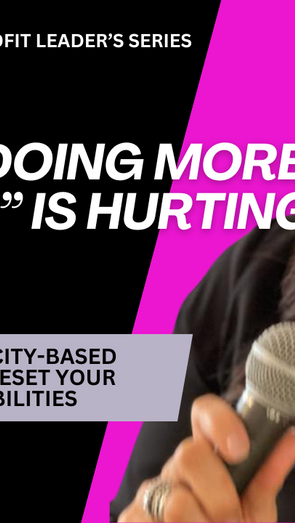 What If “Doing More With Less” Is Hurting Us?