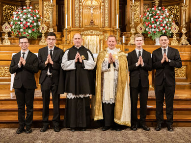 A Growing Canons Regular of St. John Cantius Welcomes Postulants