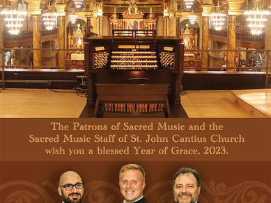 Patrons of Sacred Music Dinner