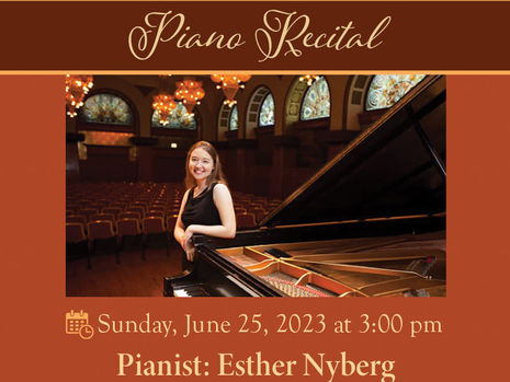 Piano Recital -June 25, 2023