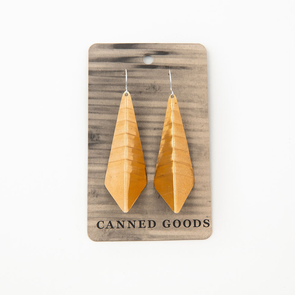 Thumbnail: DIAMOND DROP FOLD EARRINGS
