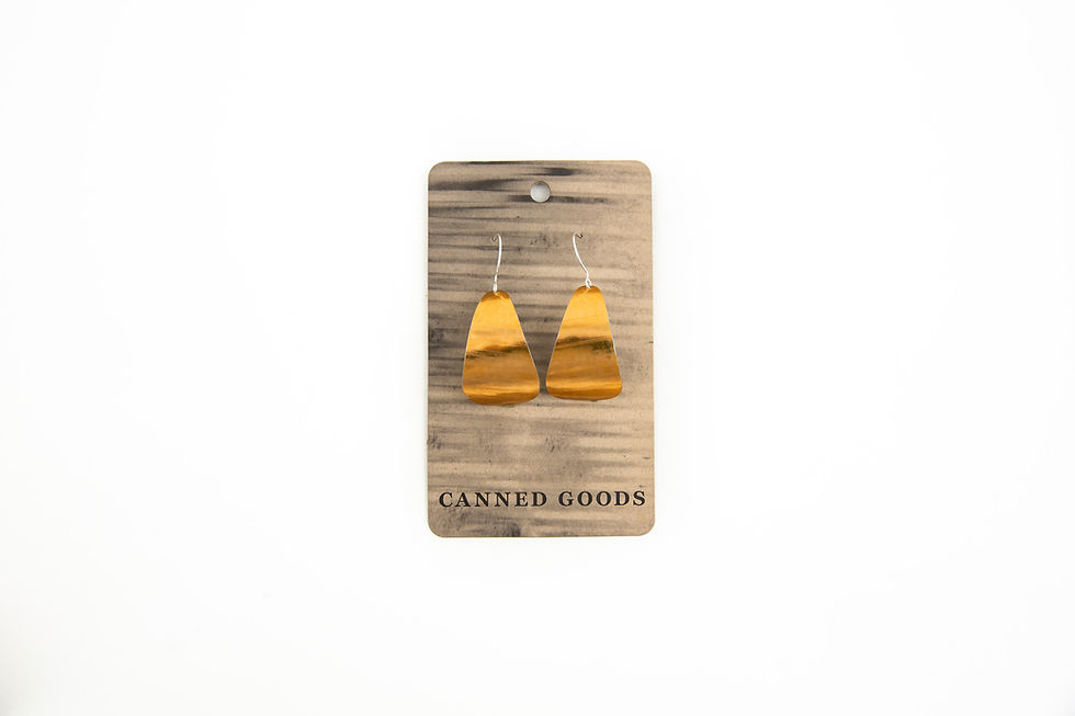 Thumbnail: TEARDROP CURVE EARRINGS