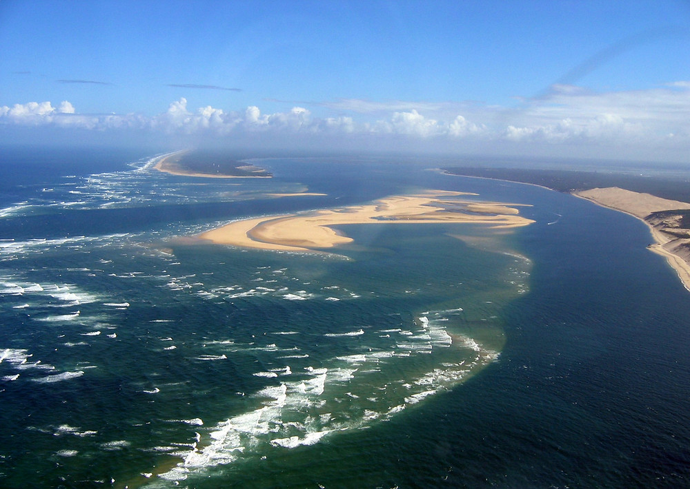 Bassin Arcachon vue aérienne