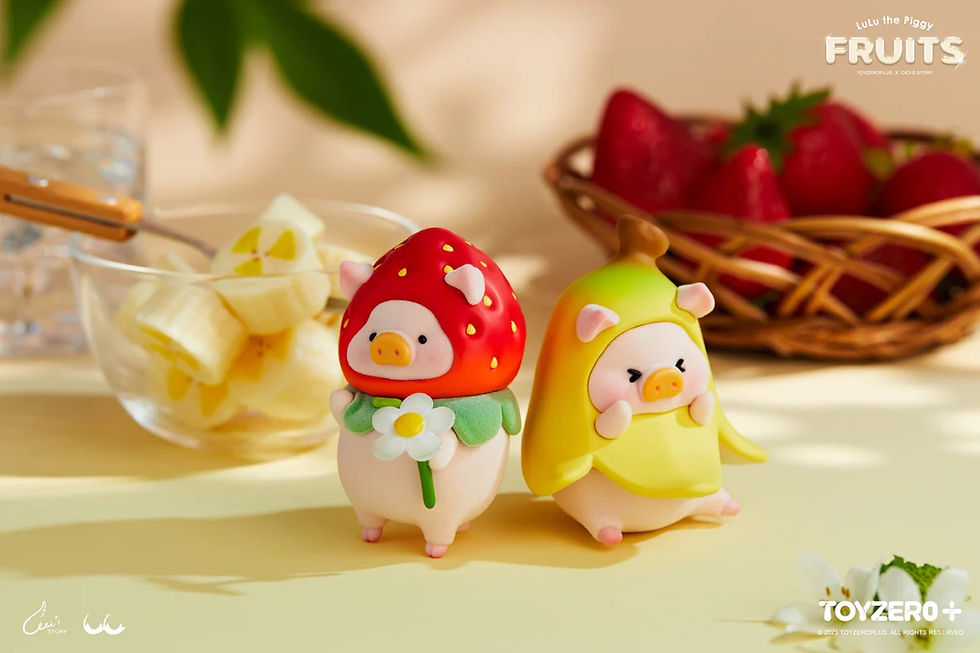 Thumbnail: Lulu the piggy - fruit series Banana