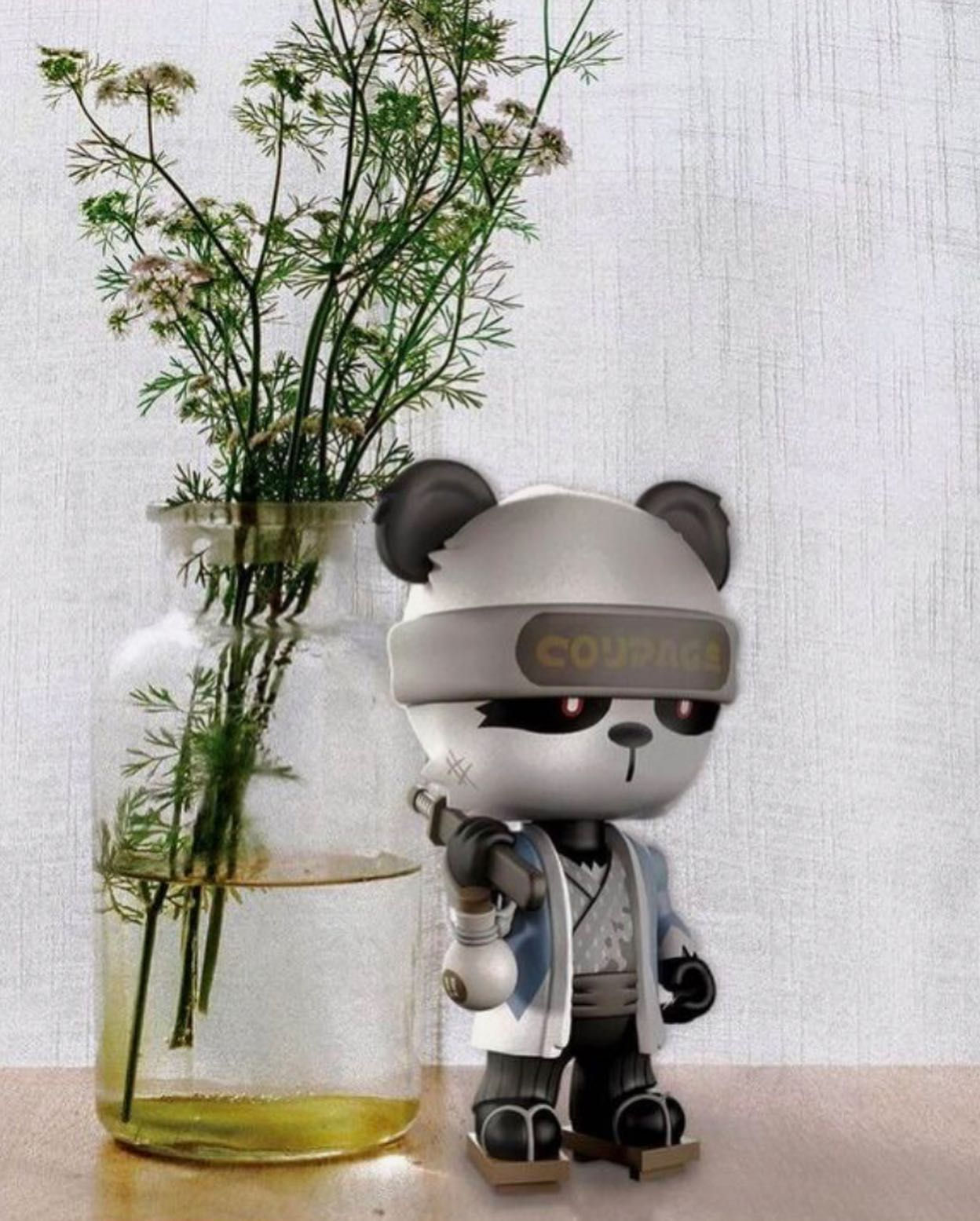 Gold Life: Tapso the Ornery Panda Collectible Figure -Mighty Jaxx