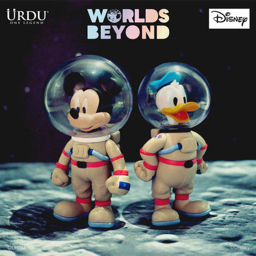 URDU ミッキー・ドナルド 宇宙服フィギュア オレンジ UDF ウルトラディテールフィギュア アストロノーツ ミッキー