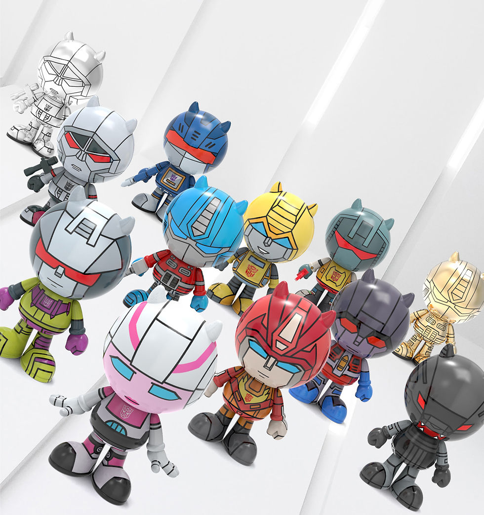 Thumbnail: Mighty Jaxx - Lil Maxx: Transformers Blind Box