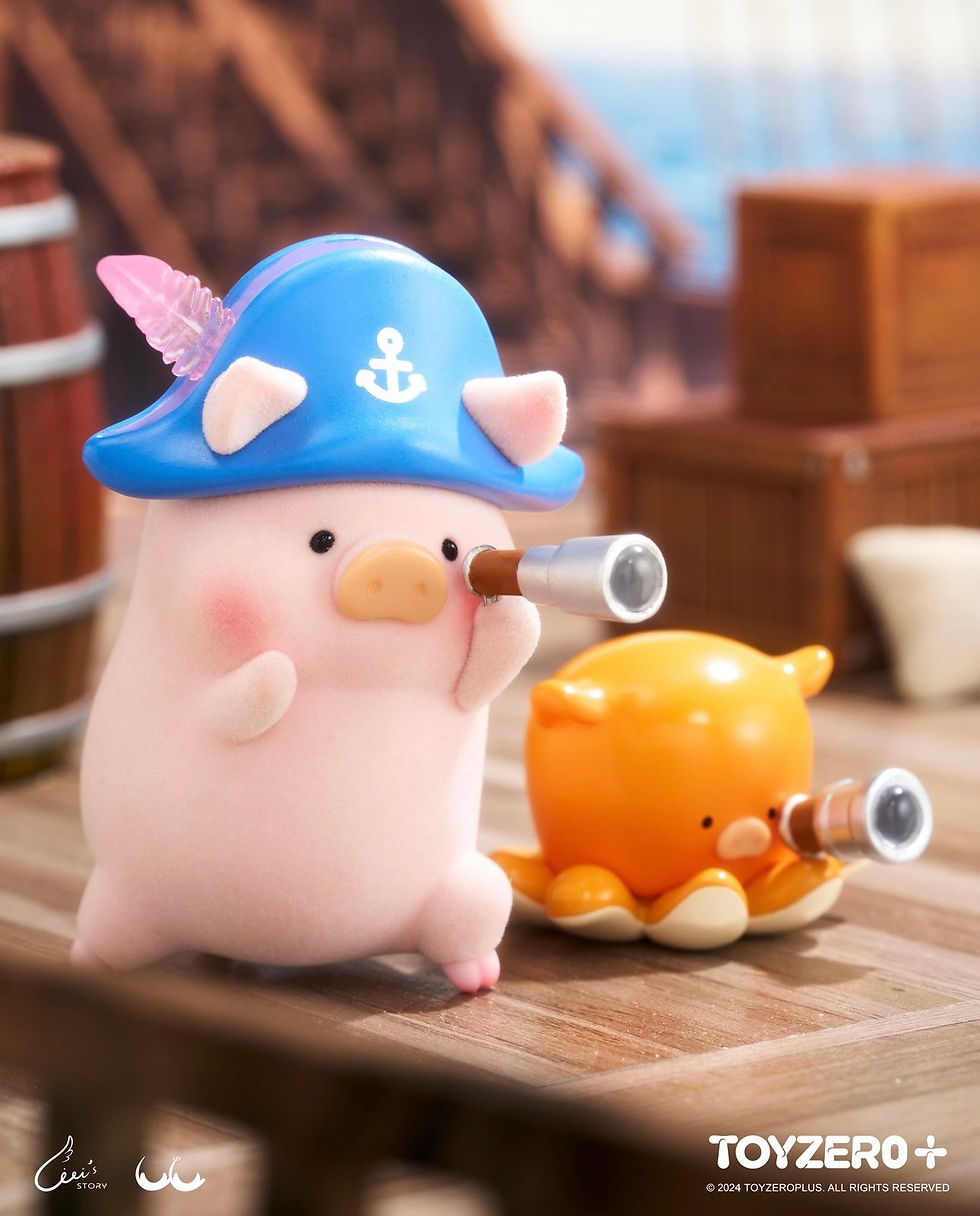 バラ売り⭕️ 子豚のlulu Ocean LULU THE PIGGY Amazon.co.jp: Lulu the piggy - Ocean Blind Box (1) : ホビー