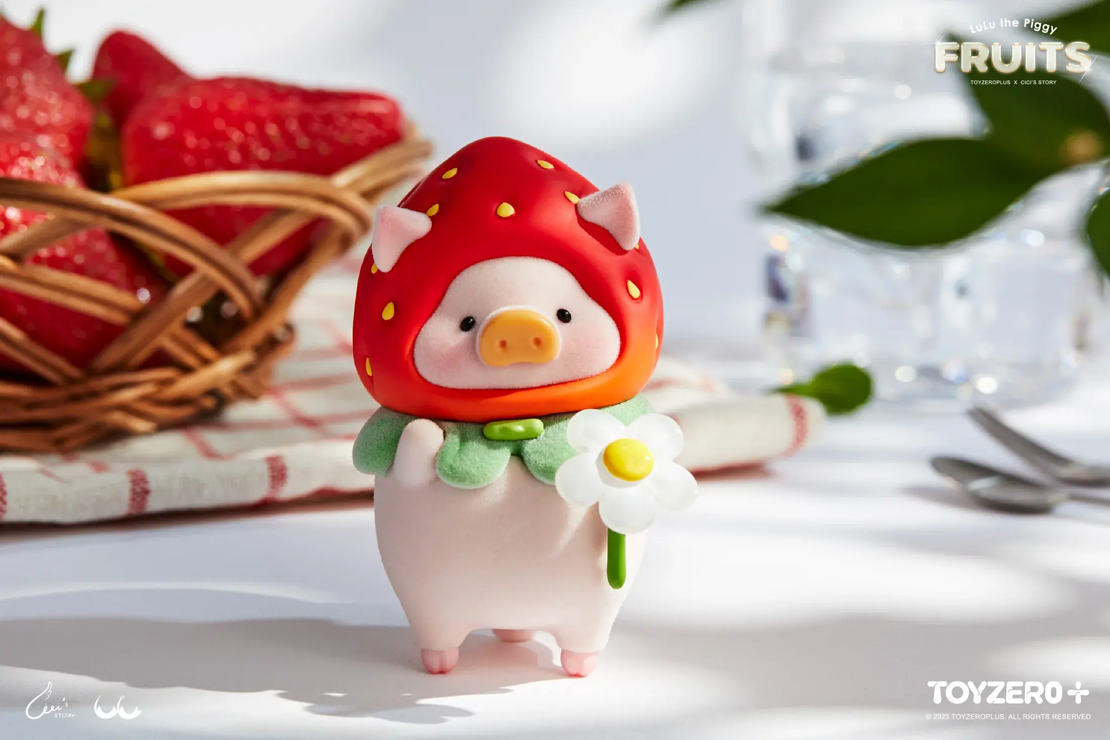 Lulu the piggy - fruit series Strawberry