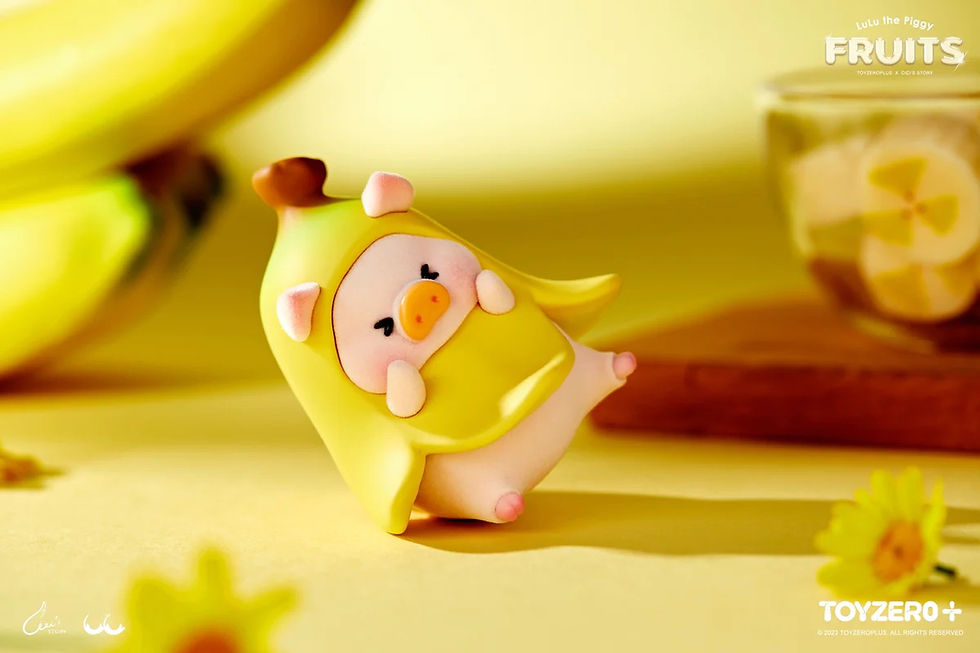 Lulu the piggy - fruit series Banana