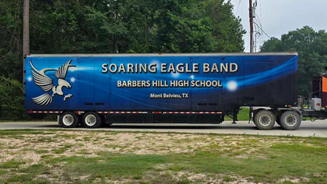 Barbers Hill High School Marching Band Trailer
