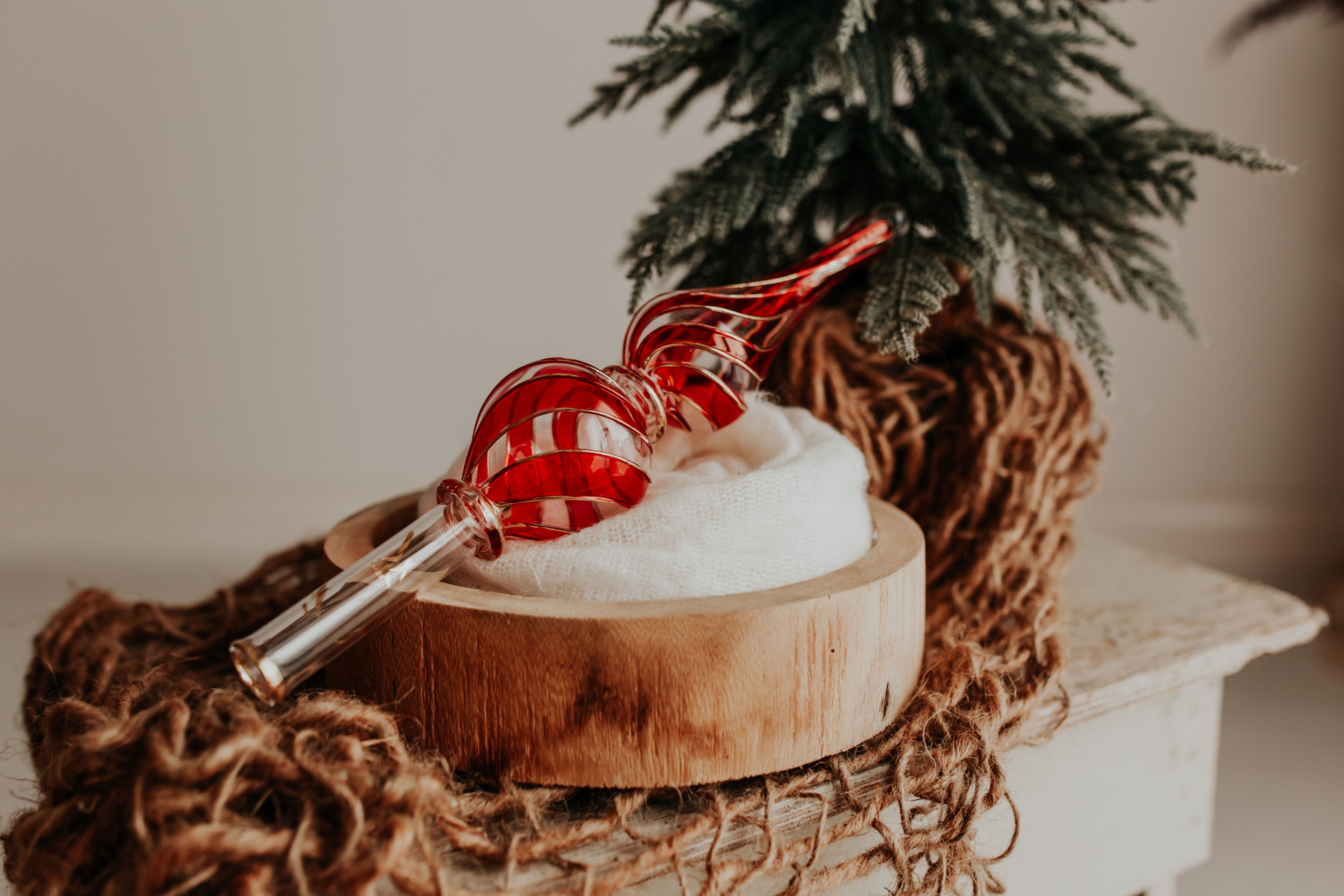Red and Gold Tree Topper
