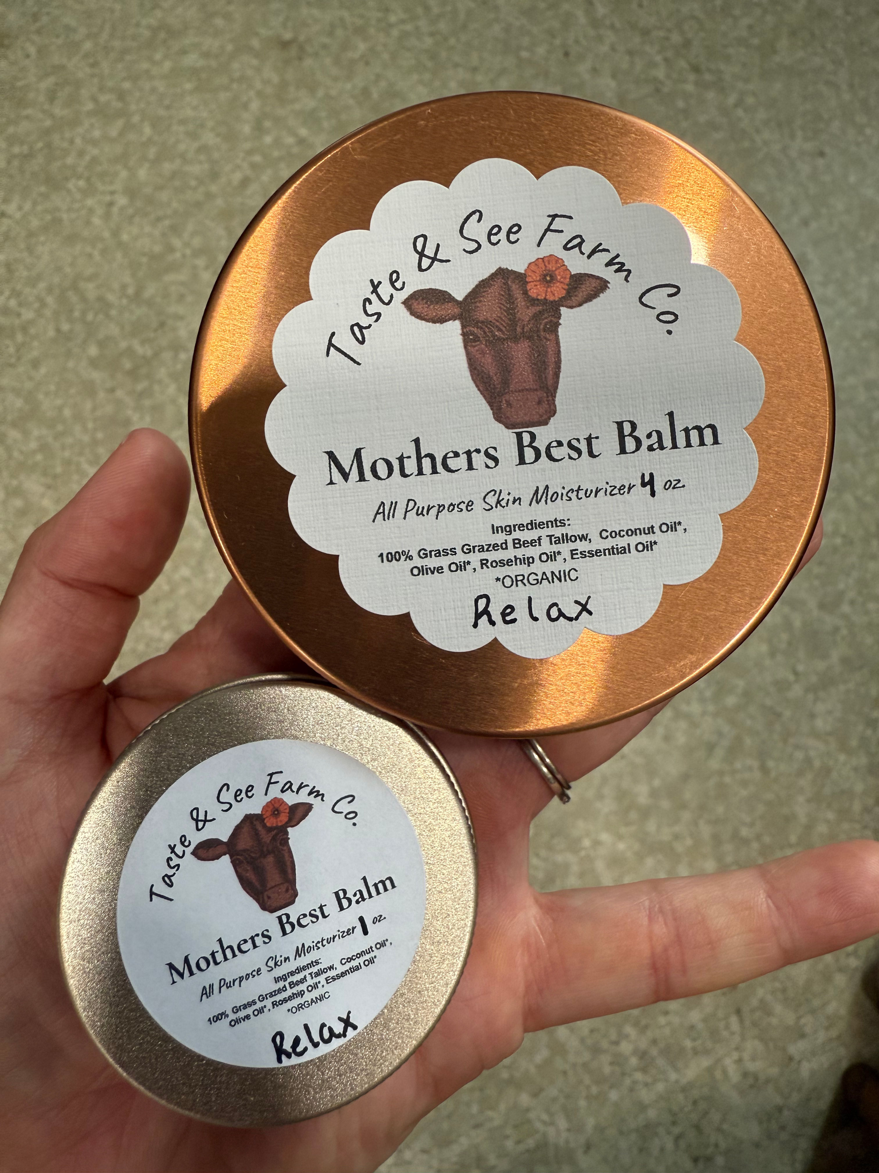 Mothers Best Balm (relax) 1 oz