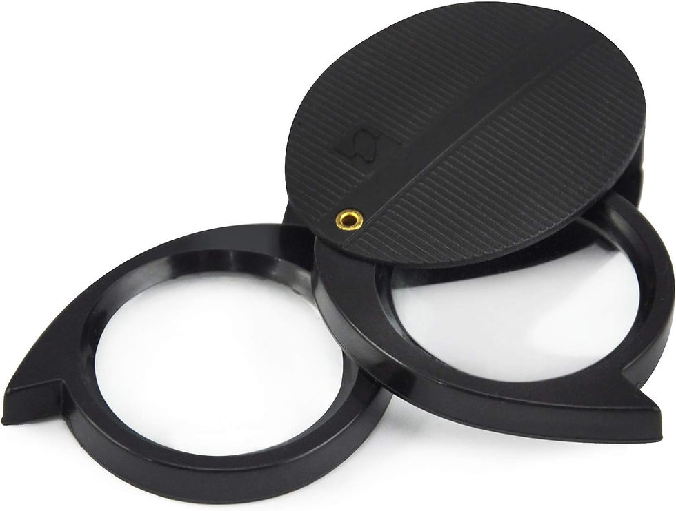 Thumbnail: Opticron 2 in 1 Pocket Magnifying Glass 10x 5x Optical Jewellers Lens