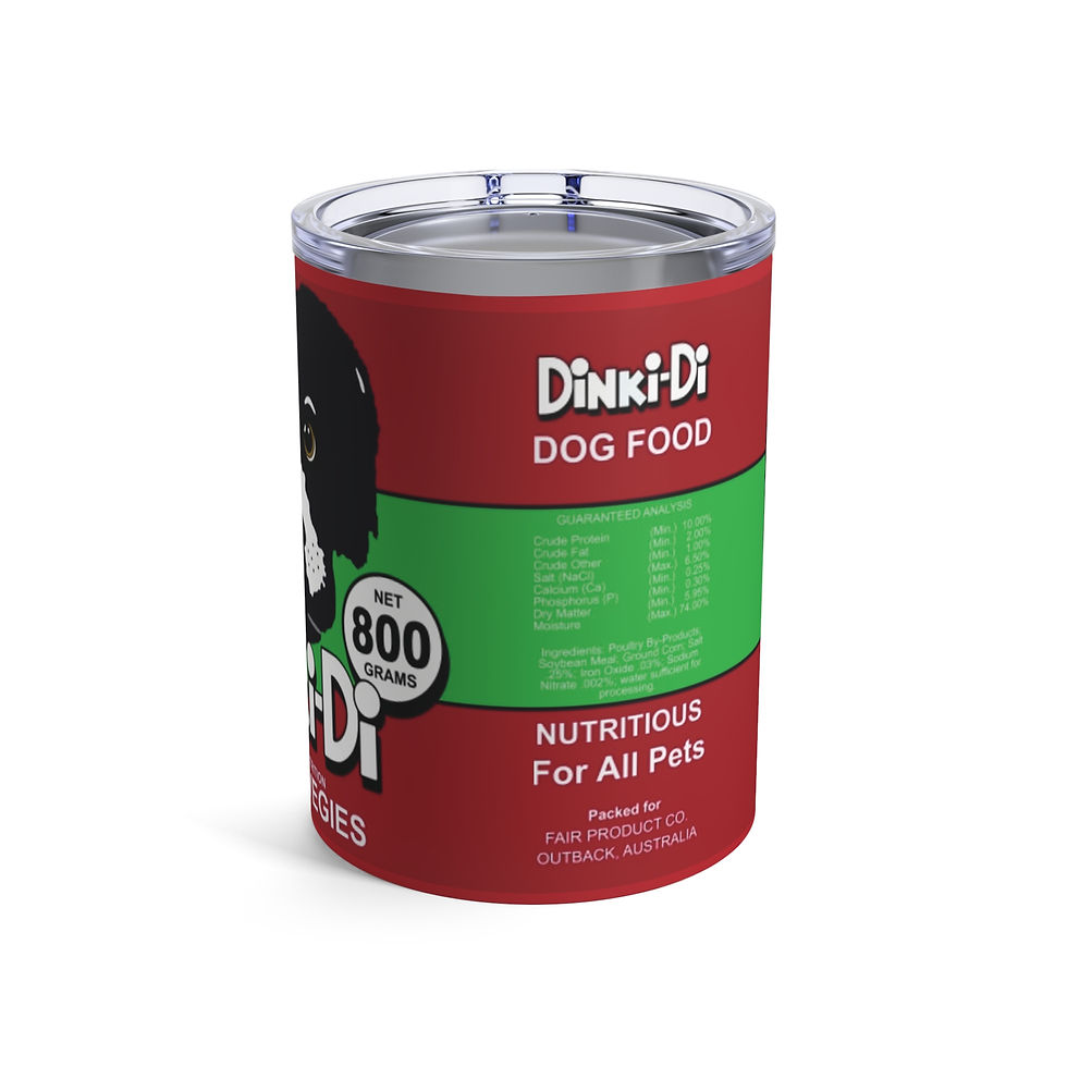 Thumbnail: Mad Max–Style 'Dinky-Di Dog Food' 10oz Tumbler