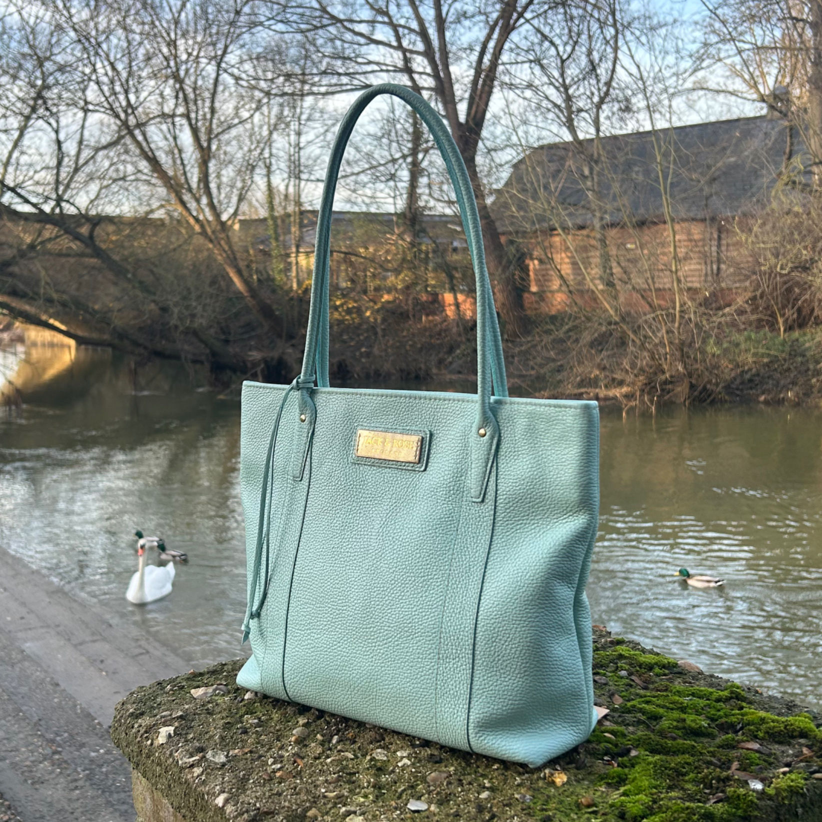 Classic Leather Tote Bag