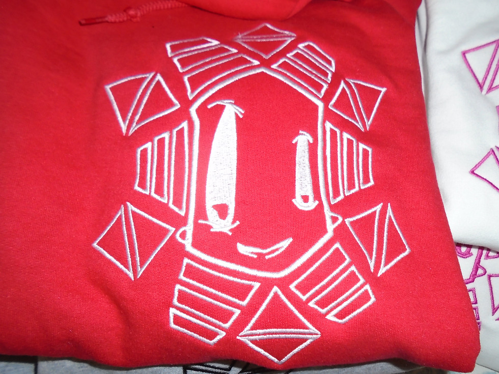 Ruby Red Hooded Sweatshirt