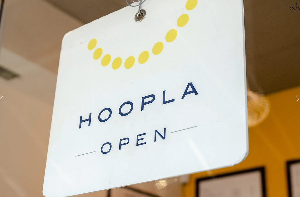 Hoopla Signage