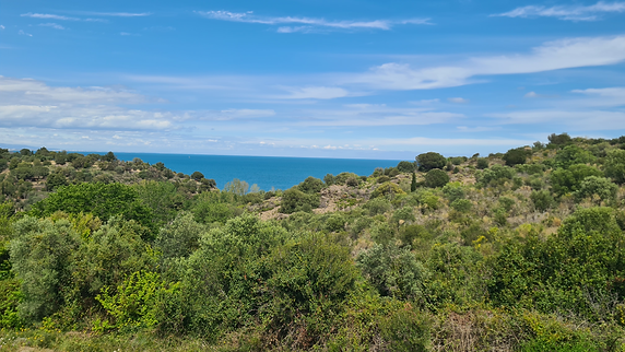Vue panoramique sur le mer