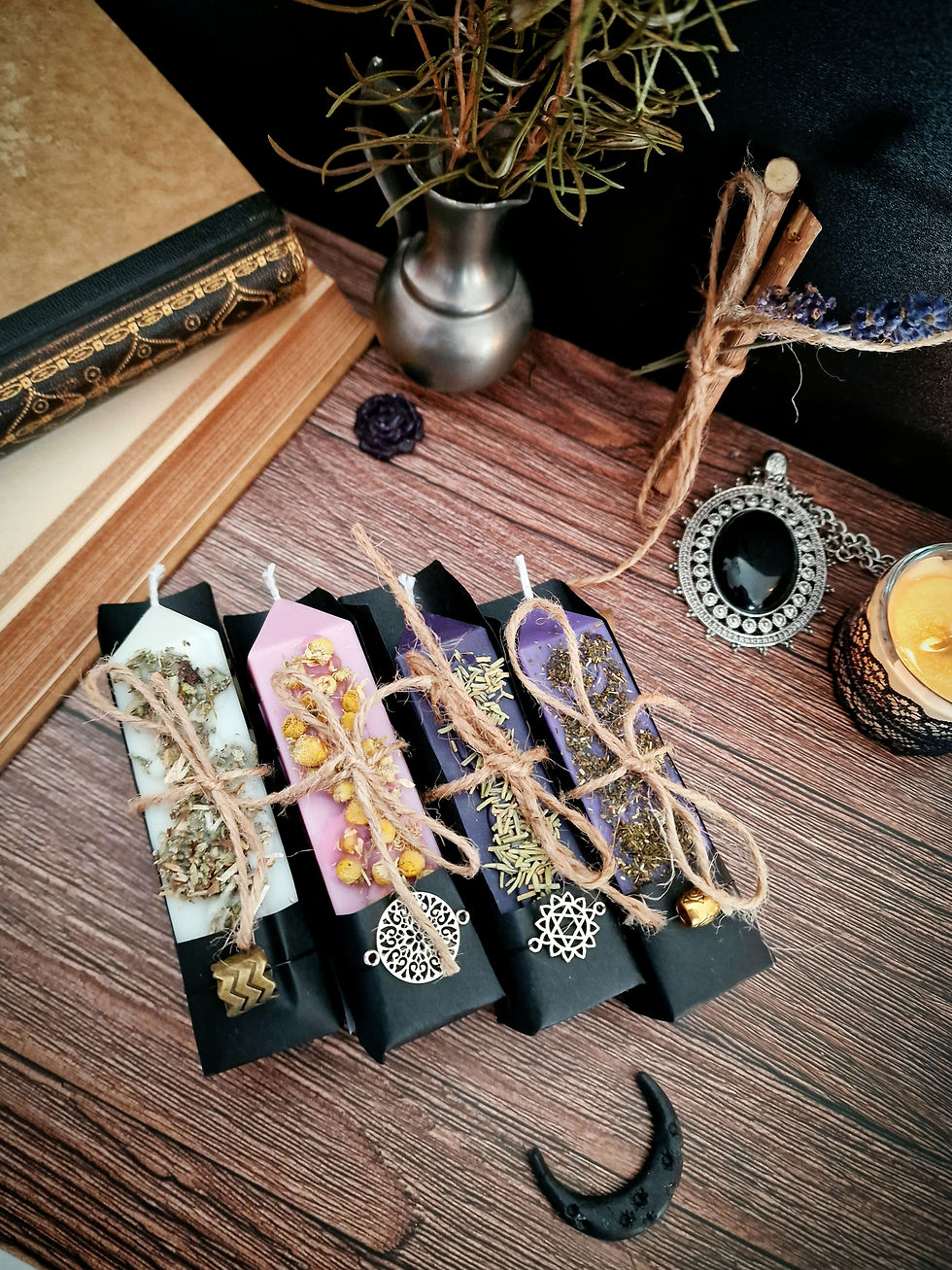 Miniaturbild: Ritualkerze Weiß Salbei 