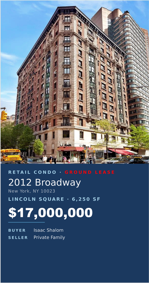 2012 Broadway, New York, NY, 10023