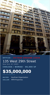 135 West 29th Street, New York, NY, 10001